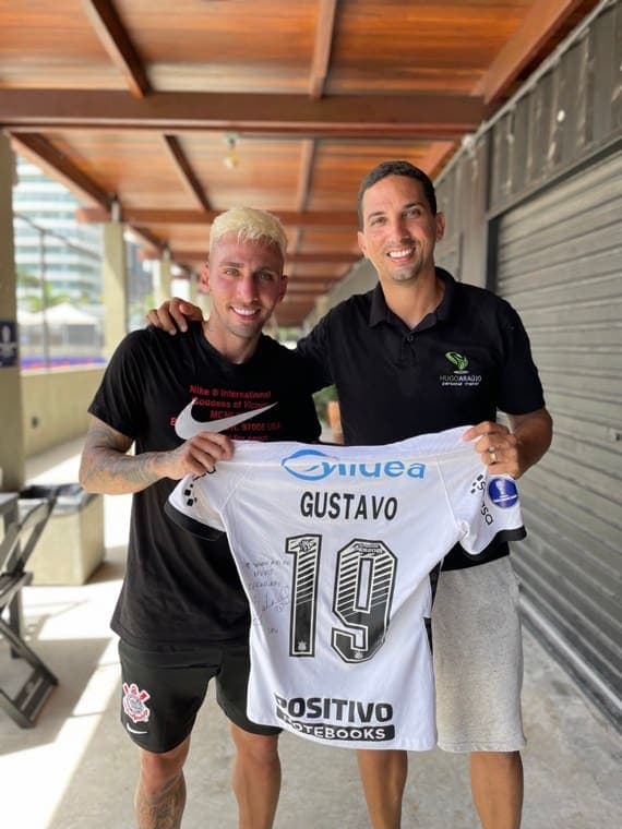 Hugo Araújo com Gustavo Mosquito