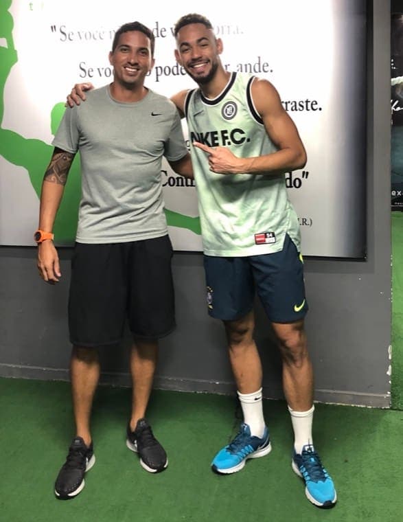 Hugo Araújo com Matheus Cunha